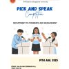 Pick & Speak Competition 2025